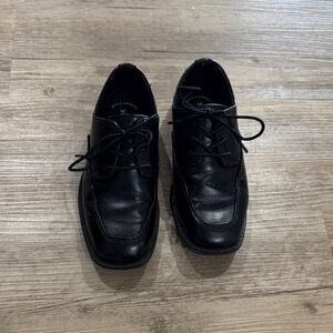 BOGO! Boys like new black lace up dress shoes